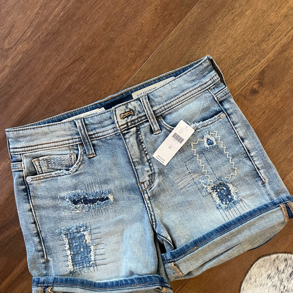 Blue Denim Shorts - Pilcro